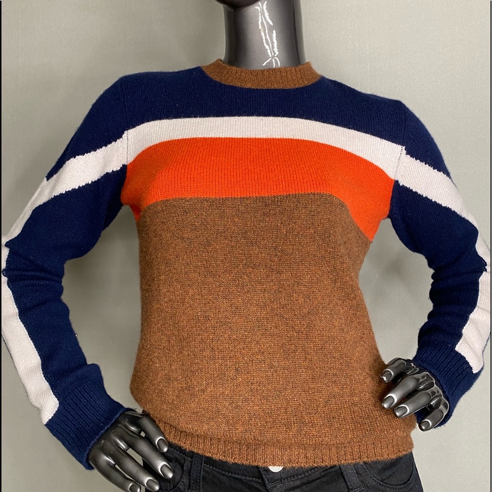 FRAME COLOR BLOCK SWEATER